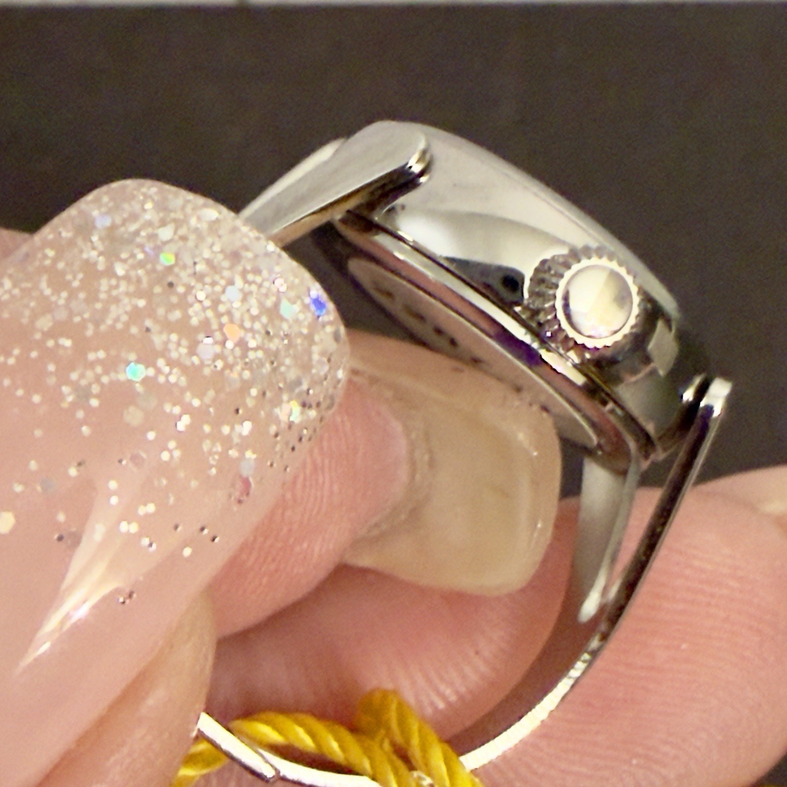 Invicta Angel Women’s Ring Watch – 17.5mm, Silver (44480) $199 MSRP-NEW IN BOX