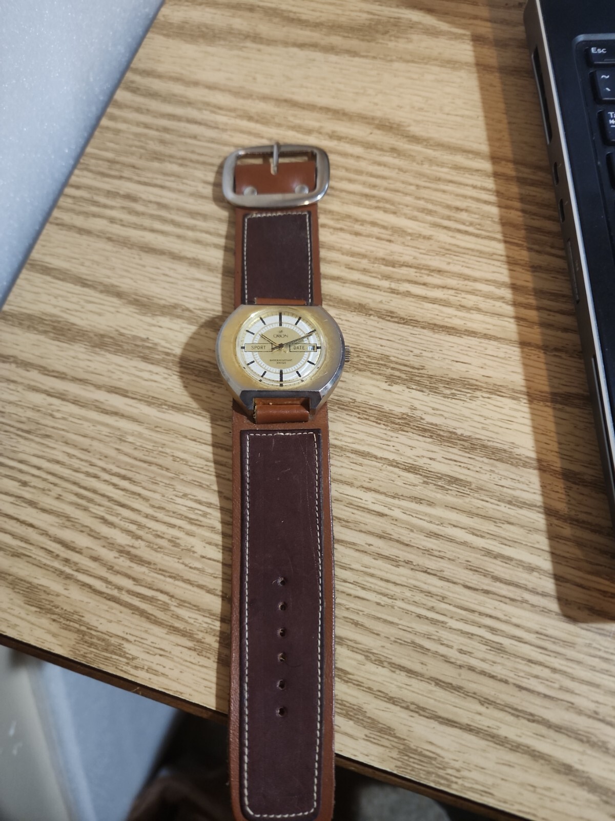Vintage Orion Sport 21765 Swiss Made Manual Wind Mens Watch…..
