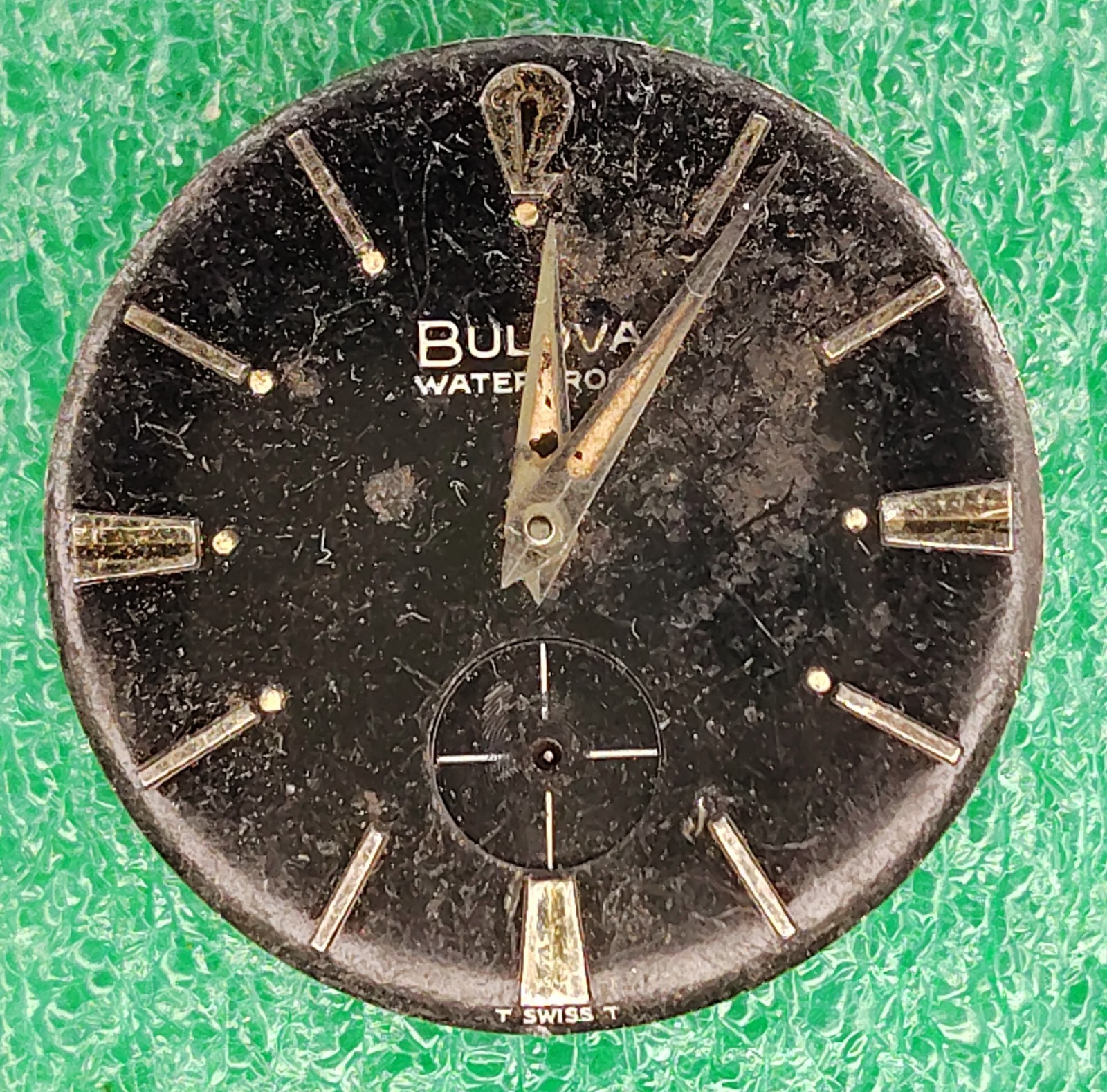 lot M313 Mens Bulova 11AL Movement 17J Manual Wind Vintage Watch Parts