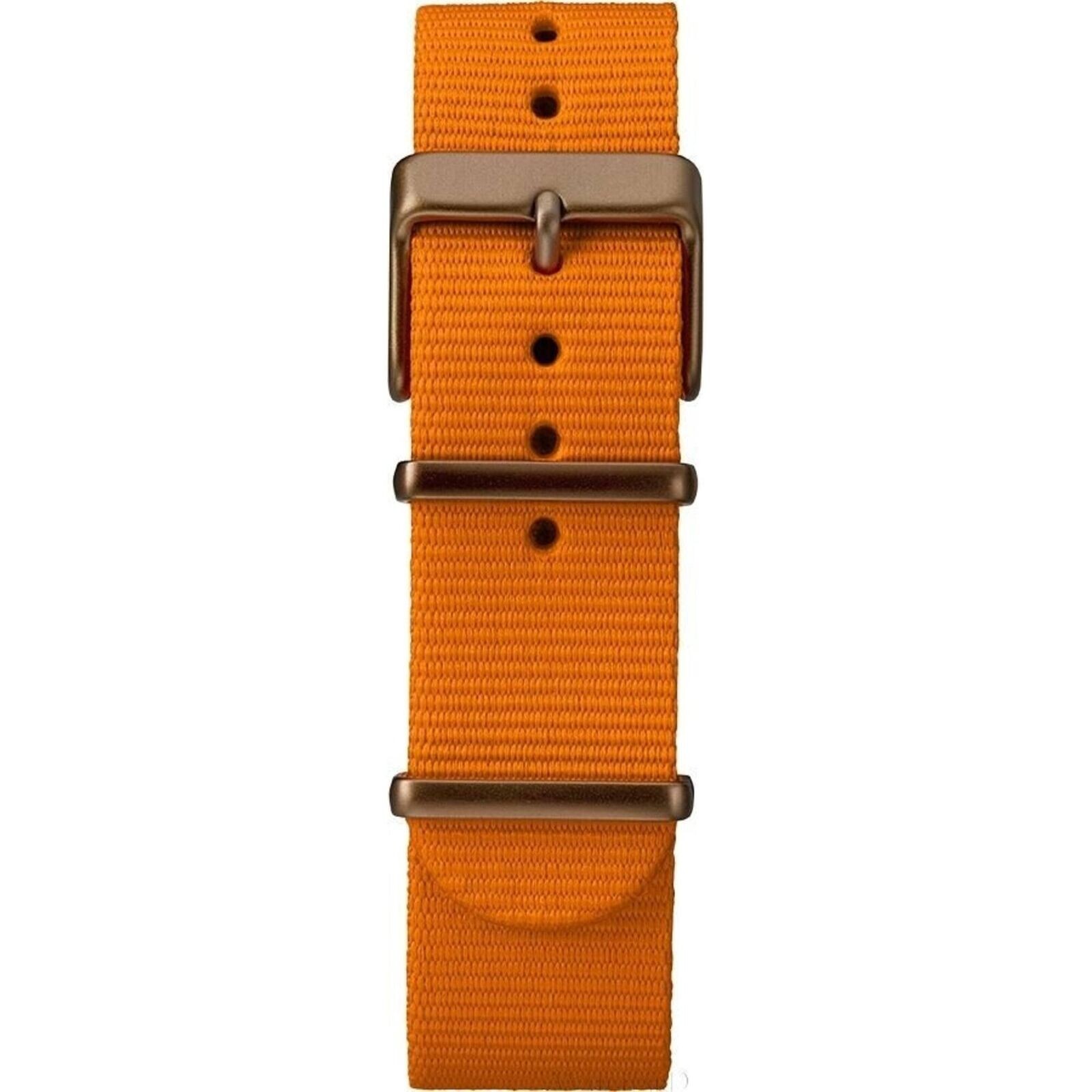 Timex MK1 Aluminum Chronograph Orange Nylon Strap Men’s Watch TW2T10600