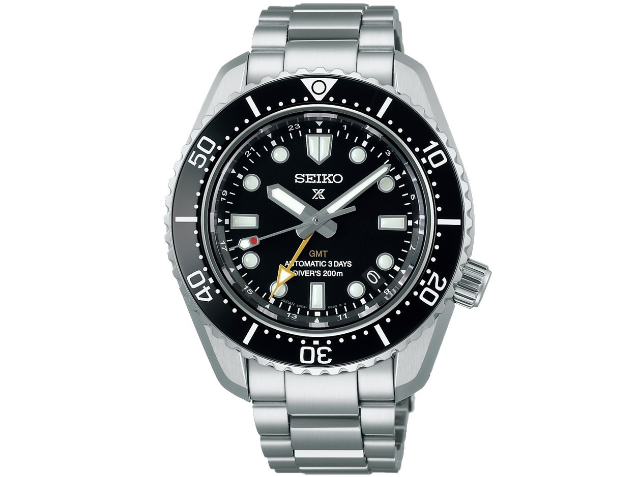 Seiko Prospex SBEJ011 Mechanical GMT Automatic Black Men Watch New