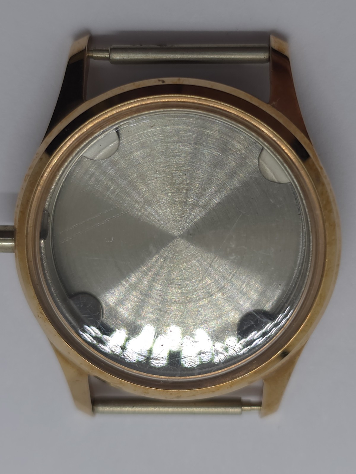 Vintage NOS NEW Case For Camy 61 Gold Plated G10 Swiss Made Read Description