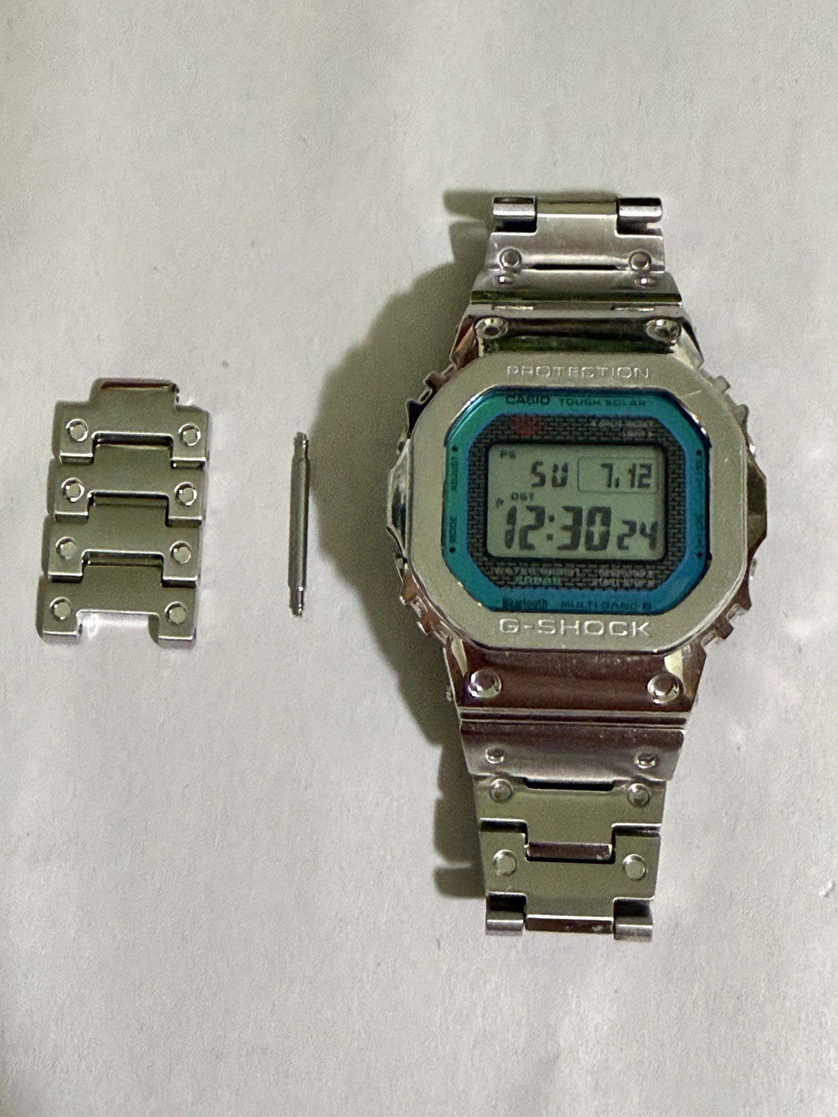 Casio G-Shock GMWB5000PC Full Metal Square Bluetooth Solar Digital