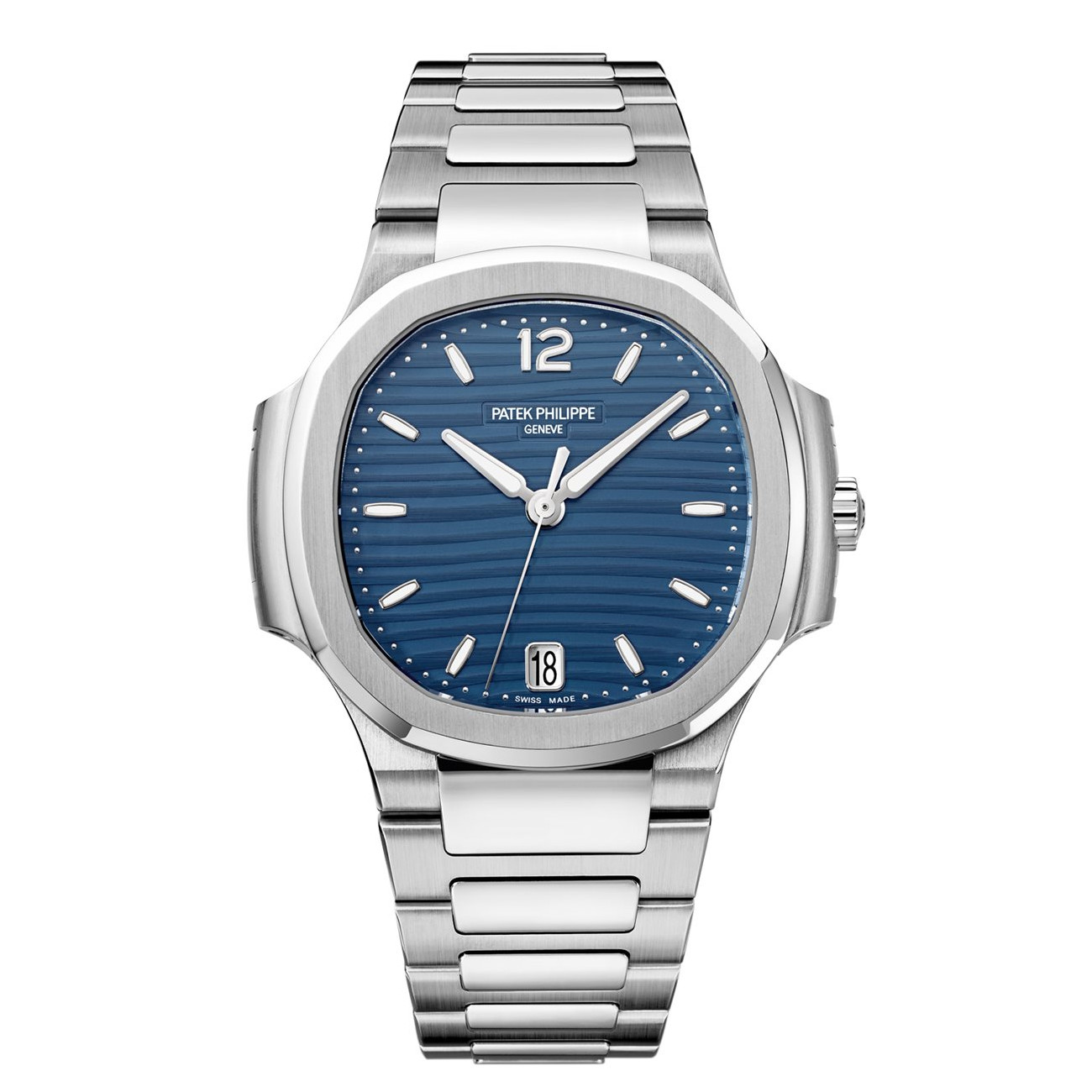 Patek Philippe Nautilus 7118/1A-001 Blue Opaline Dial Stainless Steel Watch