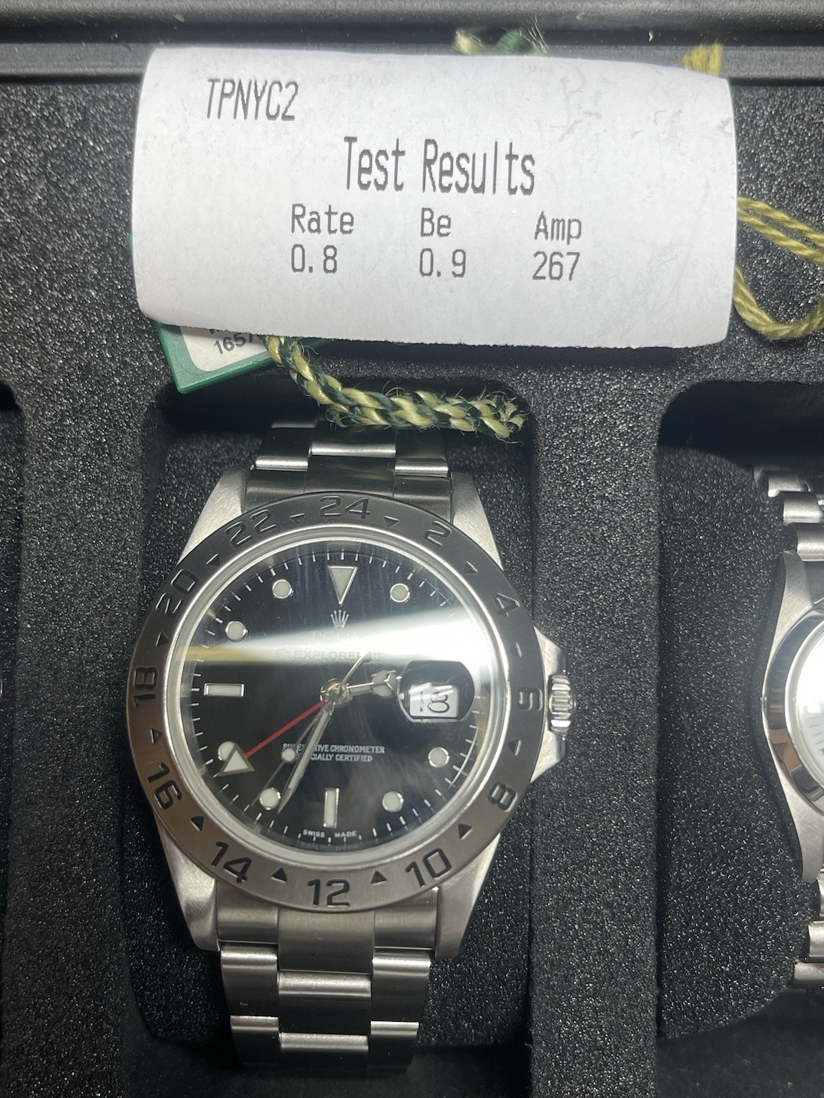 2001 MINT Rolex Explorer II Black 16570 40mm Swiss Made