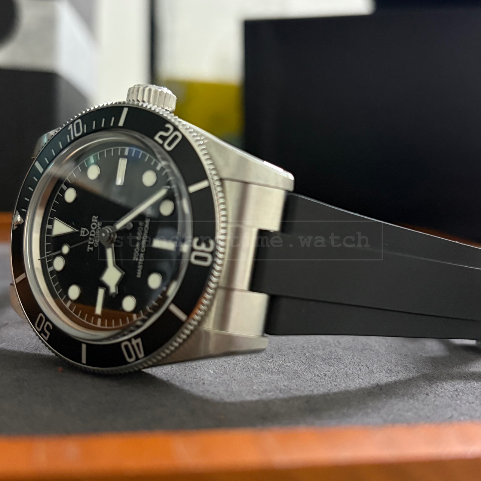 Tudor Black Bay Rubber Strap 41mm Dial Monochrome Full Set Black M7941A1A0NU-00