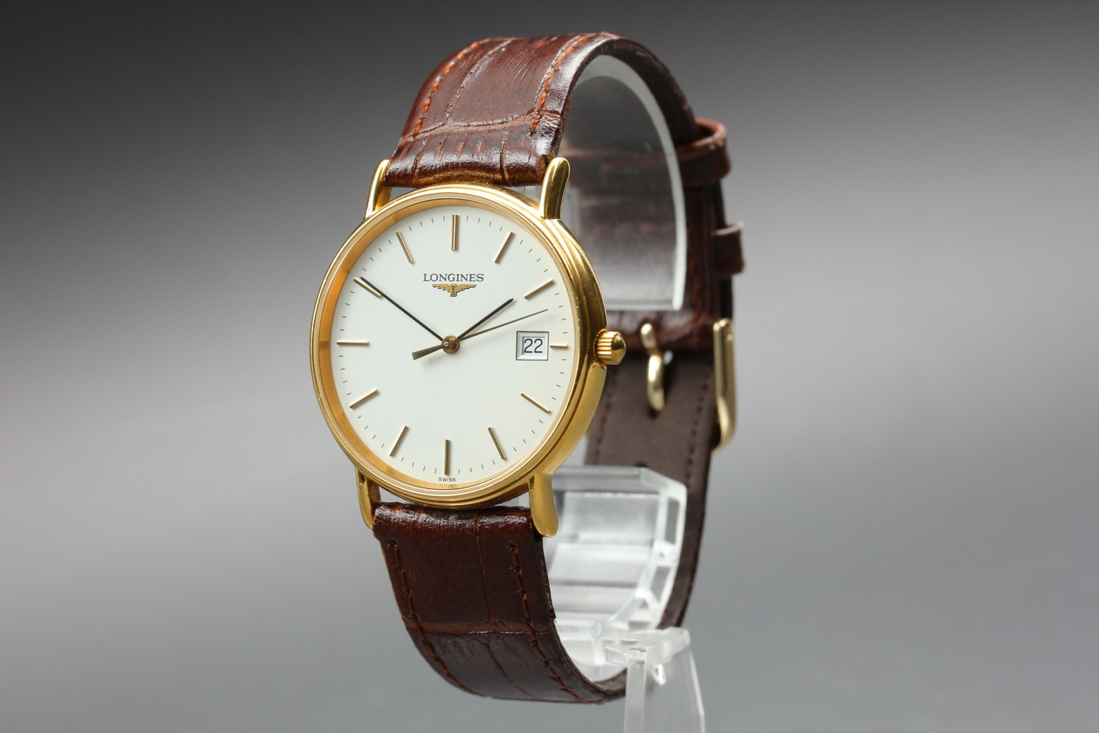 [Exc+5] Longines L4.636.2 Grand Classic Quartz Date Men’s Watch From JAPAN