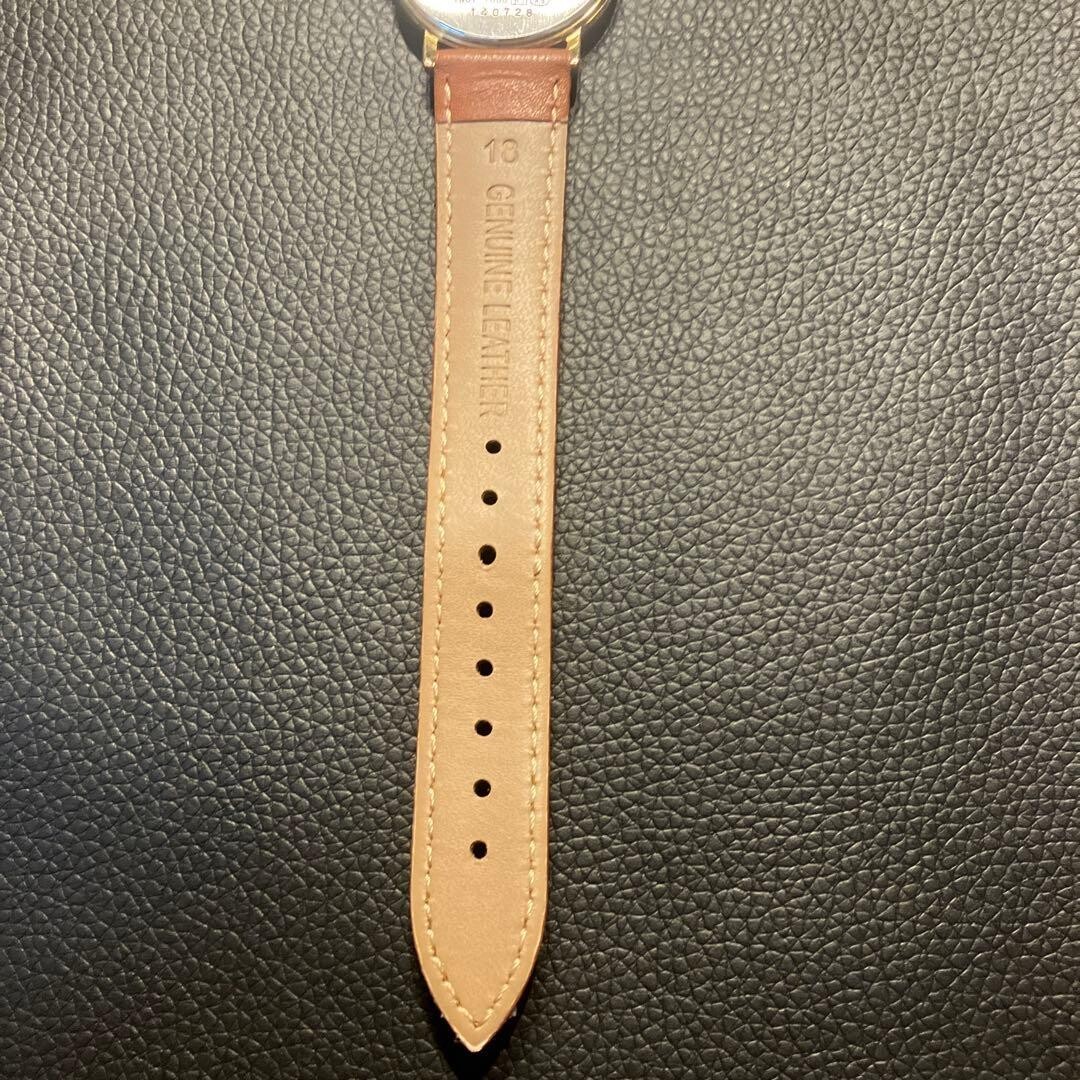 SEIKO 7N01-7060 Wristwatch SPIRIT Quartz Analog Gold Brown From Japan