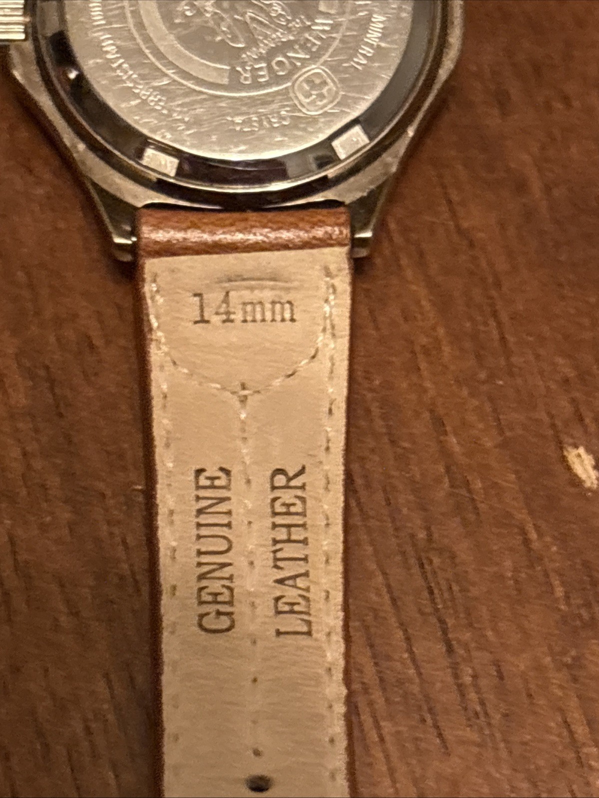 Swiss Veterans Quartz Watch Leather Band New Battery Working