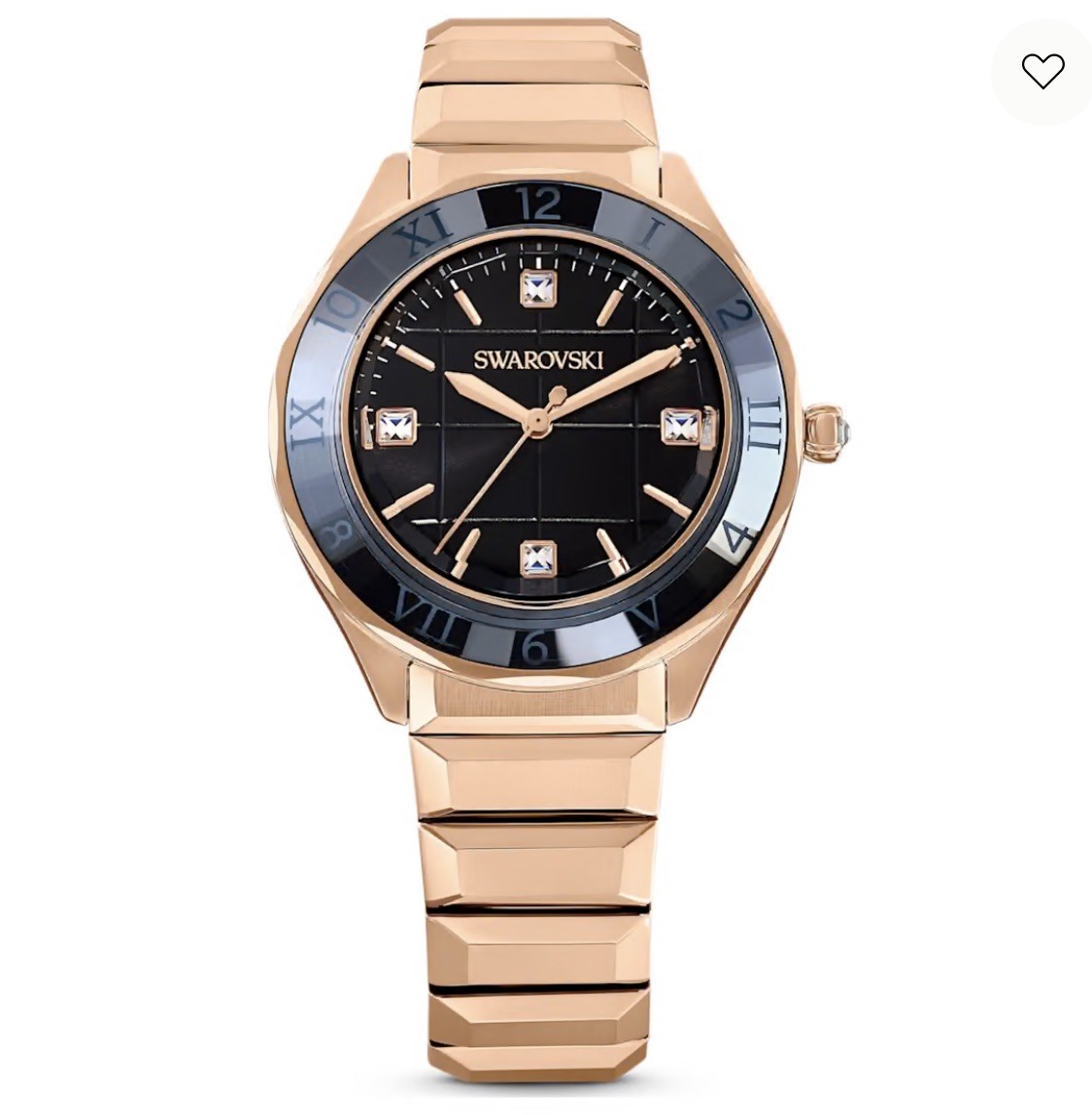 Swarovski 5641294 Dextera Watch black rose gold quartz