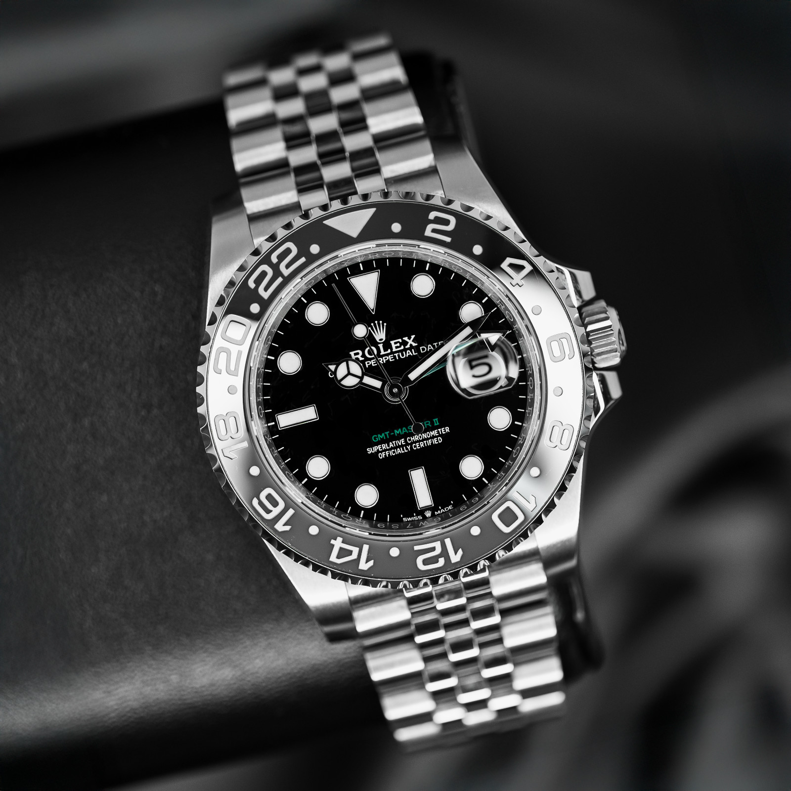 Rolex GMT-Master II 126710GRNR “Bruce Wayne” Complete Set With Tags