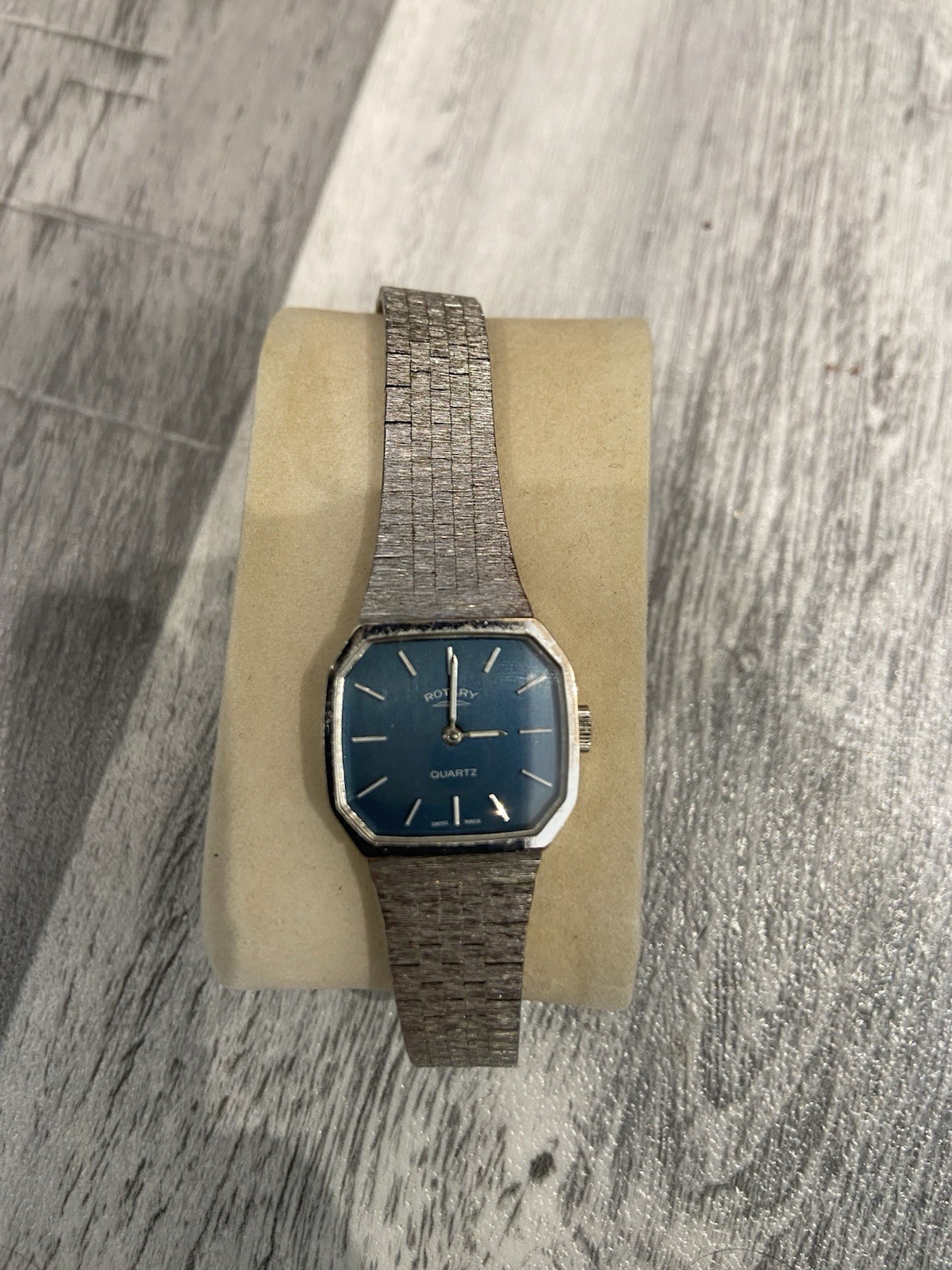 Vintage 1970s Rotary Ladies Silver Watch