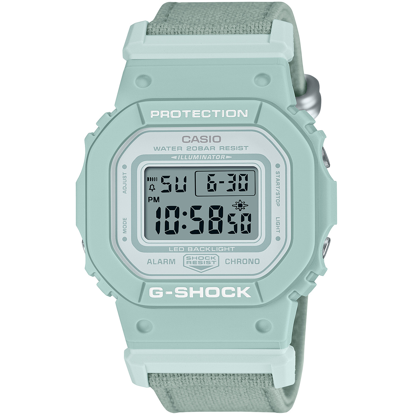 CASIO G-SHOCK GMD-S5600CT-3JF FOOD TEXTILE TRUECOTTON Digital Watch Blue 40.5mm