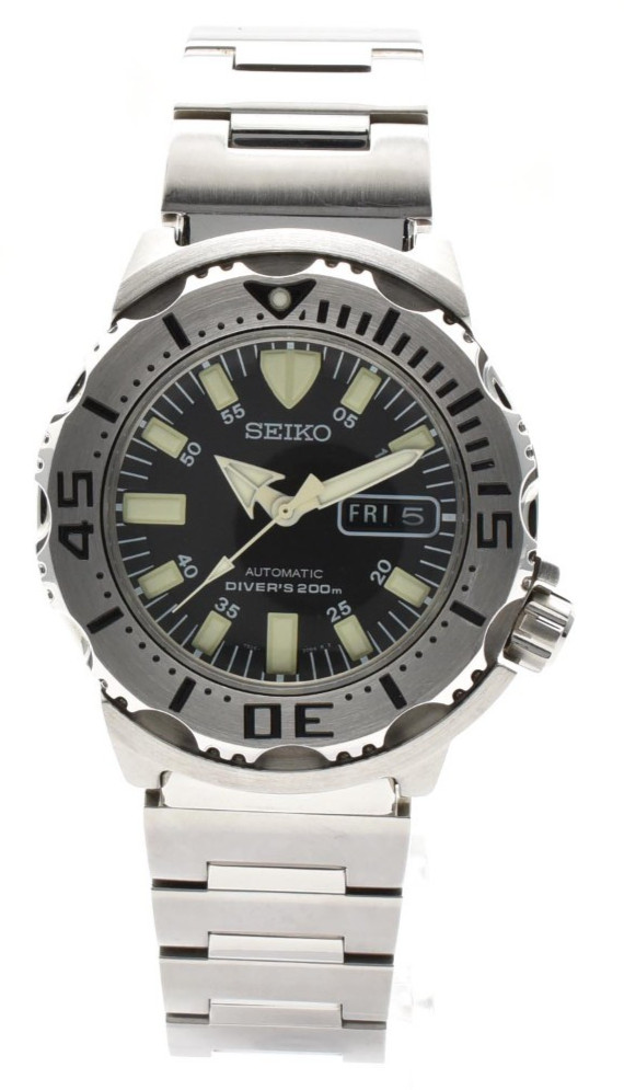 FULL LINK [Near MINT+] Black Monster SEIKO SKX779 7S26-0350 Diver 200m Automatic