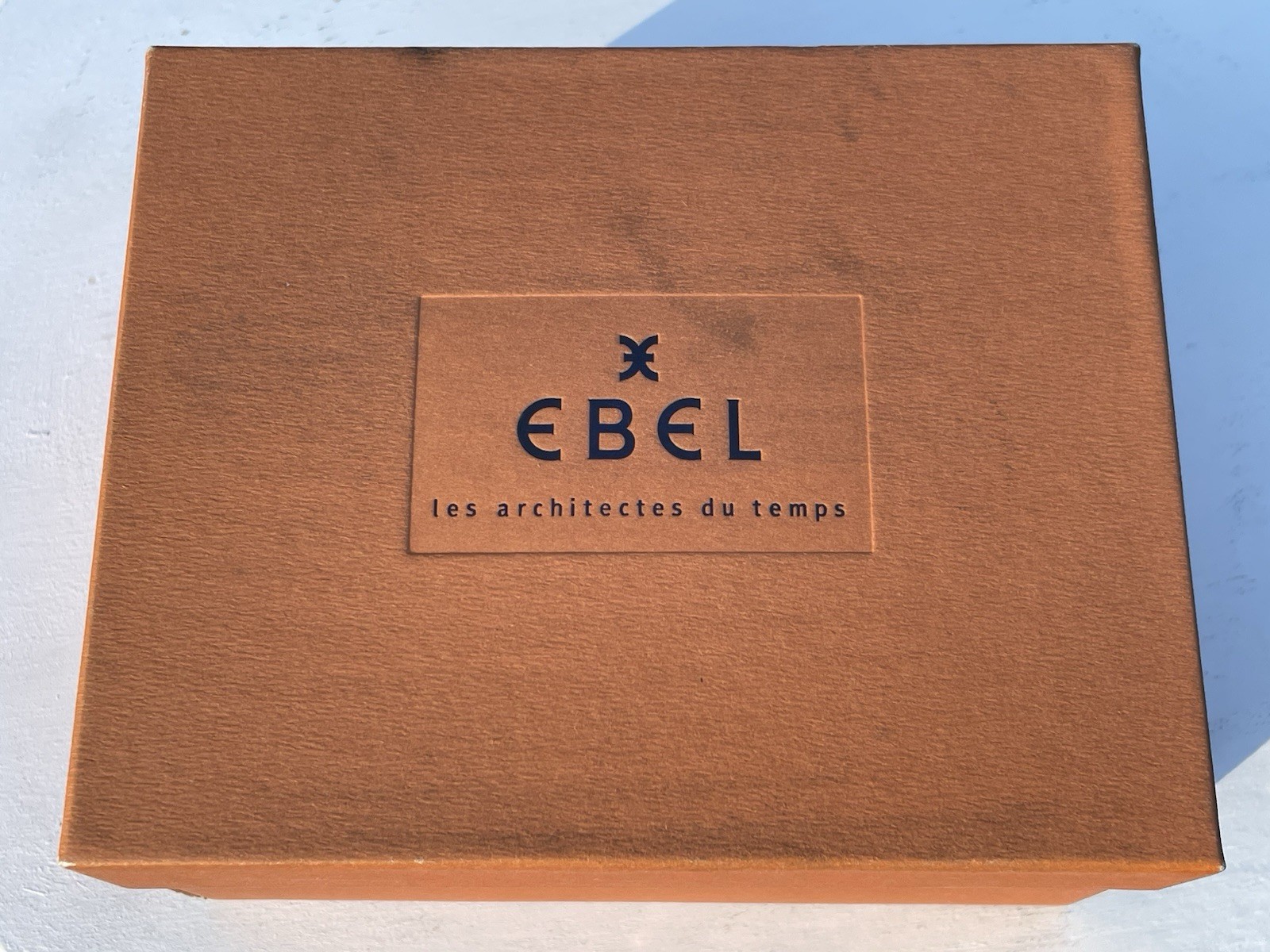 Genuine EBEL Watch Leather Suede Pouch With Pillow And Outer Suede BoxG
