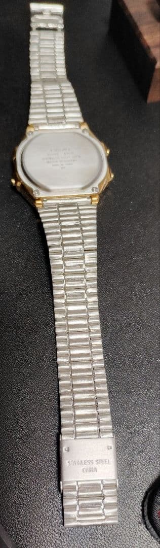 CASIO A168WG-9W Watch Gold Argyle Dial EL Backlight Unisex