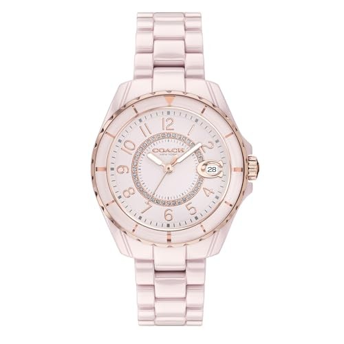 Coach Preston Watch Model 14503463 Pink Ceramic Women’s – Japan