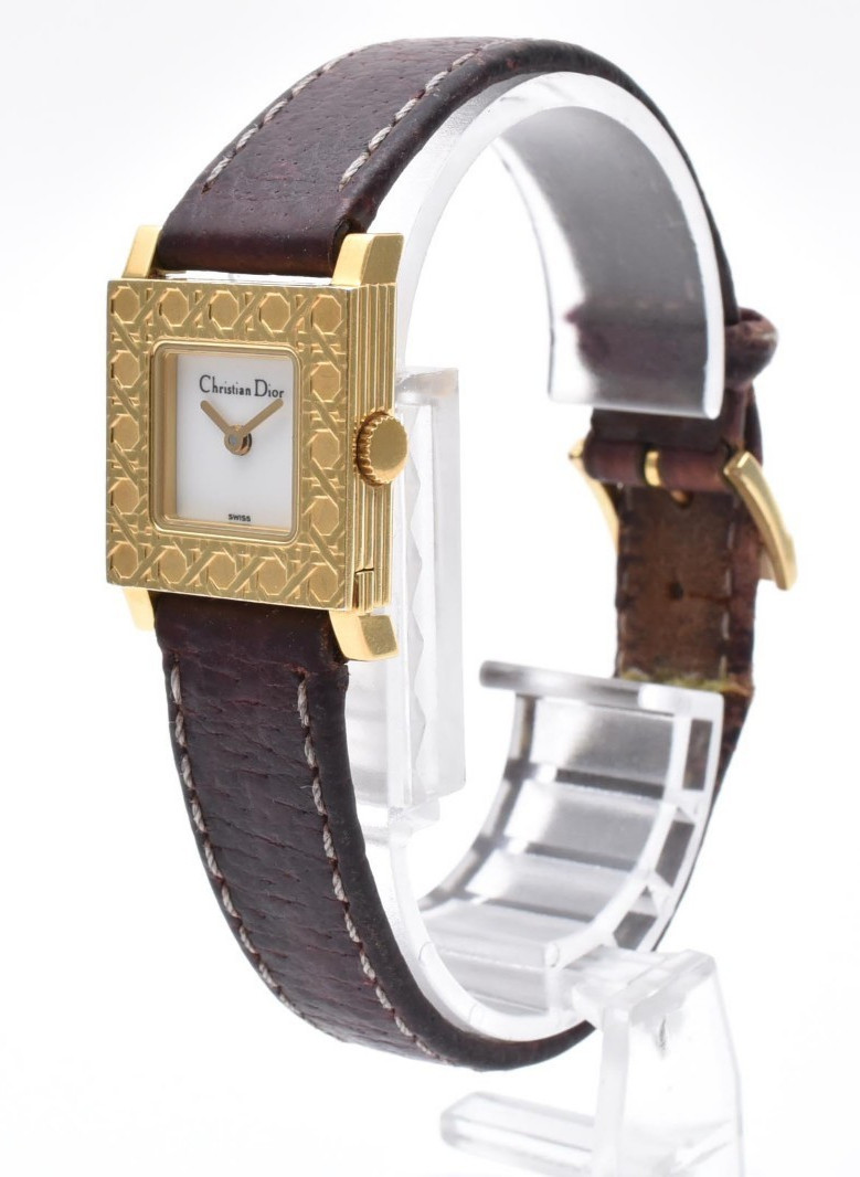 Christian Dior La Parisienne D60-159 Vintage Ladies Watch Gold Quartz Authentic