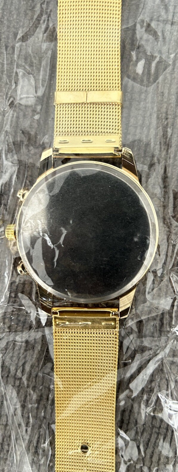 DEYROS Men’s Calendar Quartz Watch Fashion Business with Mesh Strap.