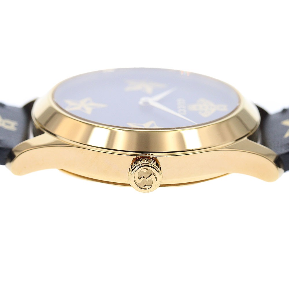 GUCCI G Timeless 126.4/YA1264055 Bees & stars black Dial Quartz Men’s _968382