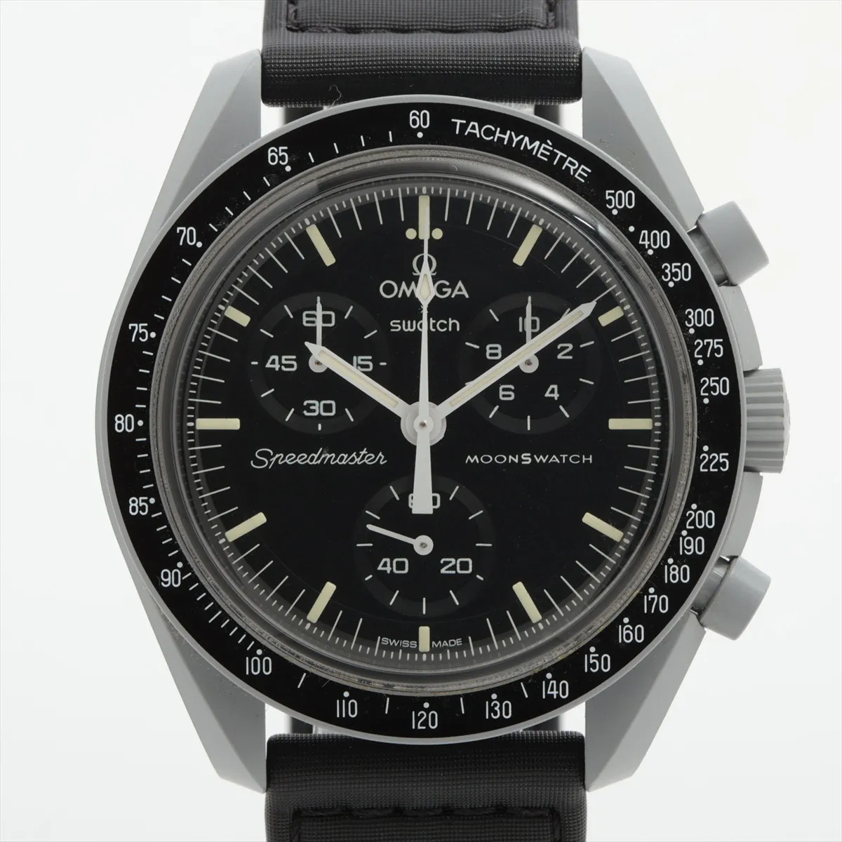 Omega Speedmaster missions Toe The Moon SO33M100 CE CE x nylon QZ black dial