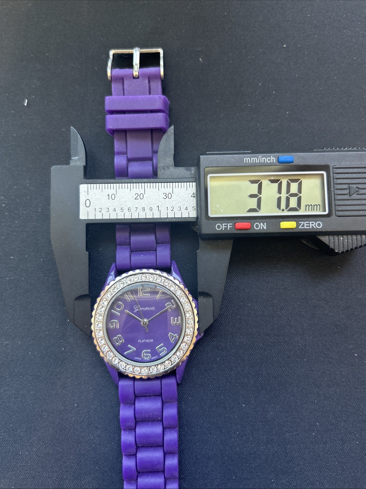 Geneva Silver Tone Purple Dial And Band Women’s Quartz Watch