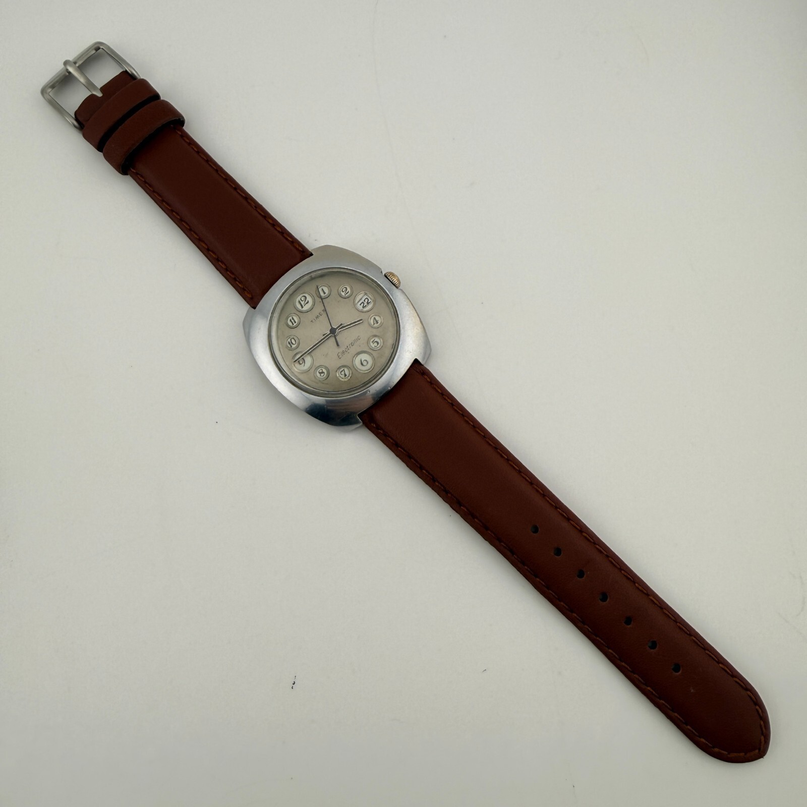 Timex Men’s Vintage 1974 Electronic Telephone Dial Electromechanical