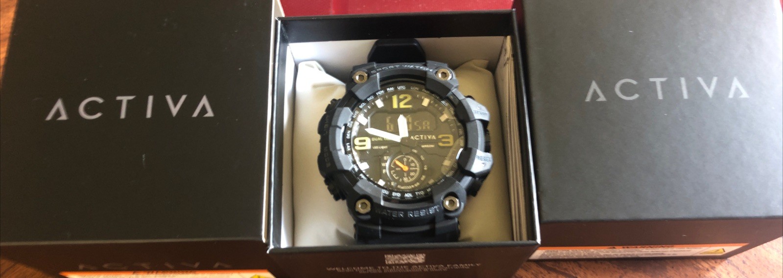 ACW-1677-001 Activa Black Ops 56mm Watch Made by Invicta