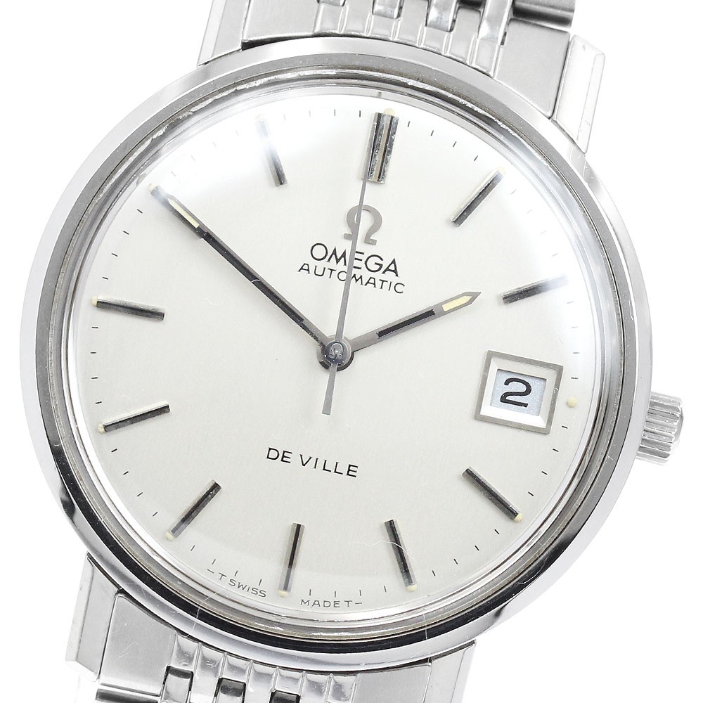 OMEGA De Ville 166.0161 Cal.1012 Date Silver Dial Automatic Men’s Watch_965081