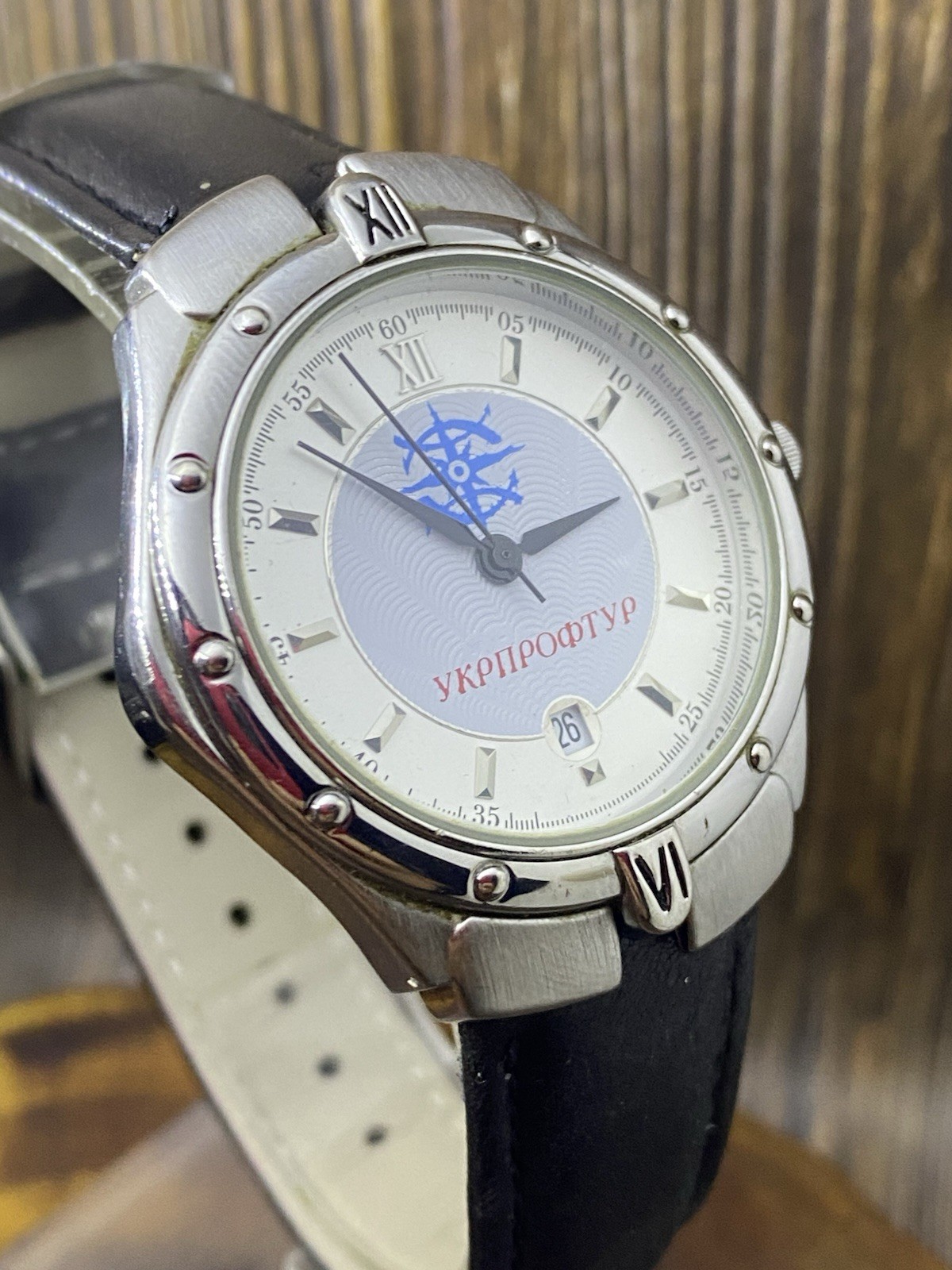 Men’s Wrist Watch Rekord Quarz Record Standard Classic Watch #9134