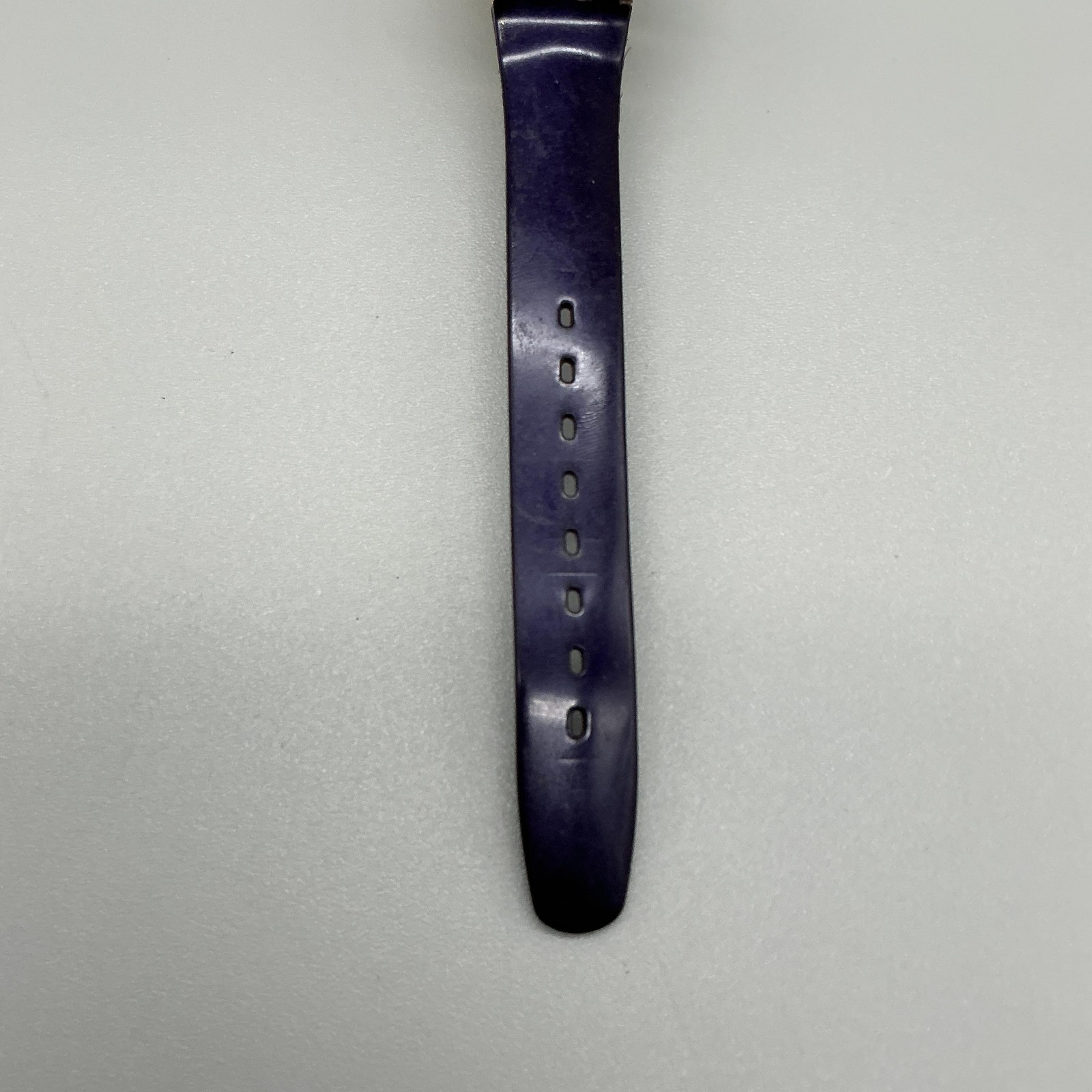 Vtg Swatch Barbella Womens Watch 25mm Purple Dial Clear Case LK137 New Battery