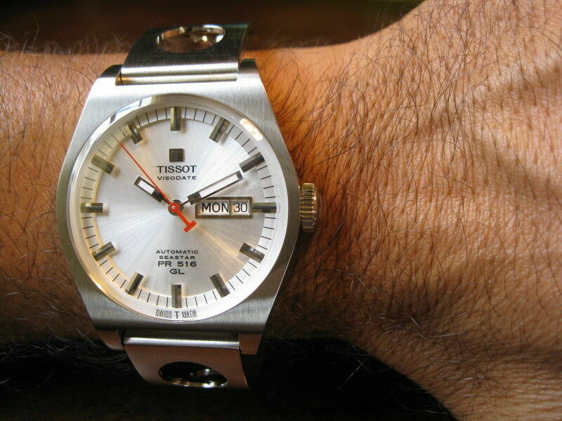 NOS Tissot Heritage T071.430.11.031.00 PR 516 Auto Silver Dial Swiss Men Watch