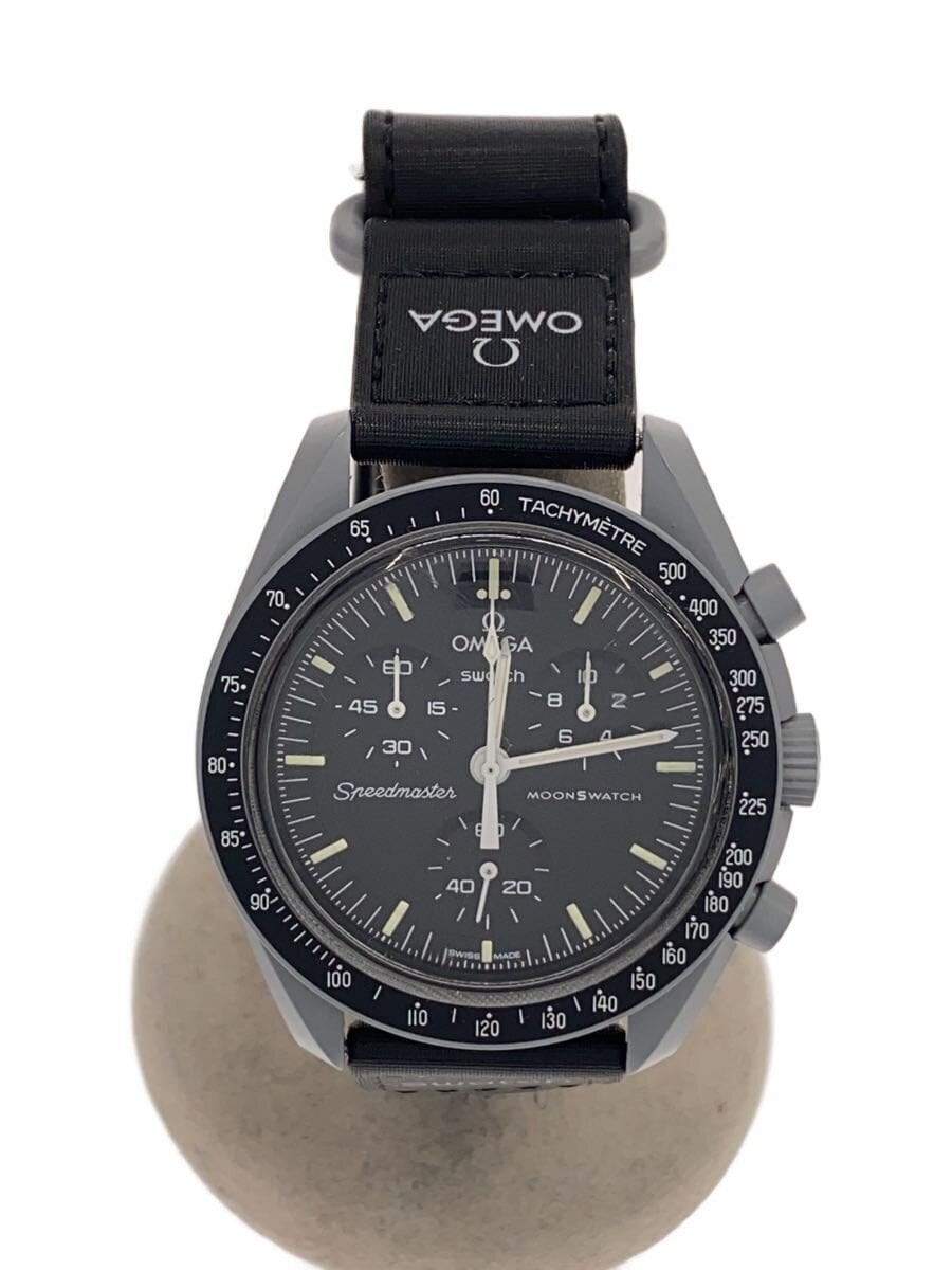OMEGA×SWATCH MISSION TO THE MOON Quartz SO33M100 Men’s Watch From Japan G0107