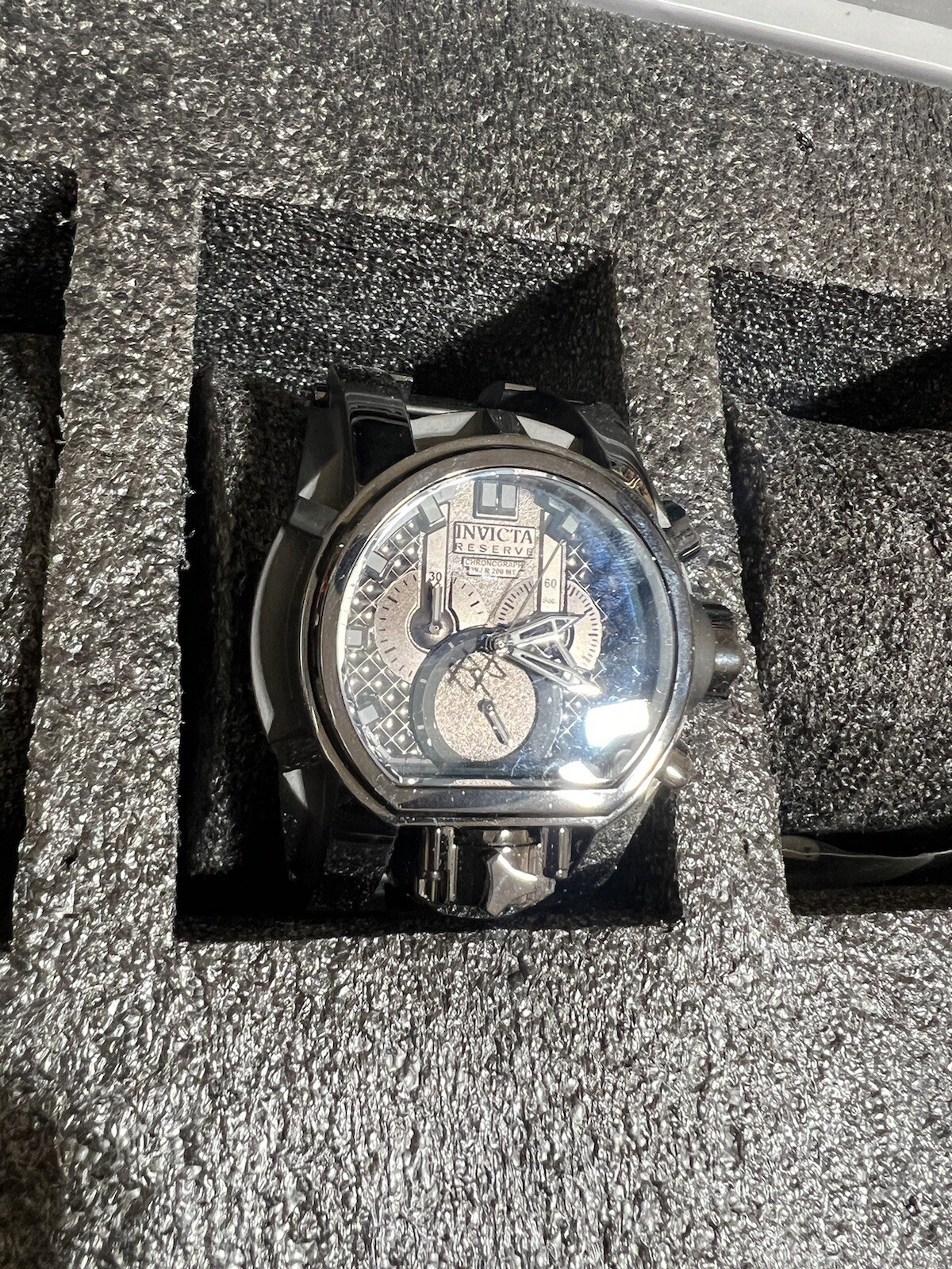 Invicta Men Bolt Zeus MATTE BLACK DIAL Watch RARE RESERVE EDITION 🔥With Case
