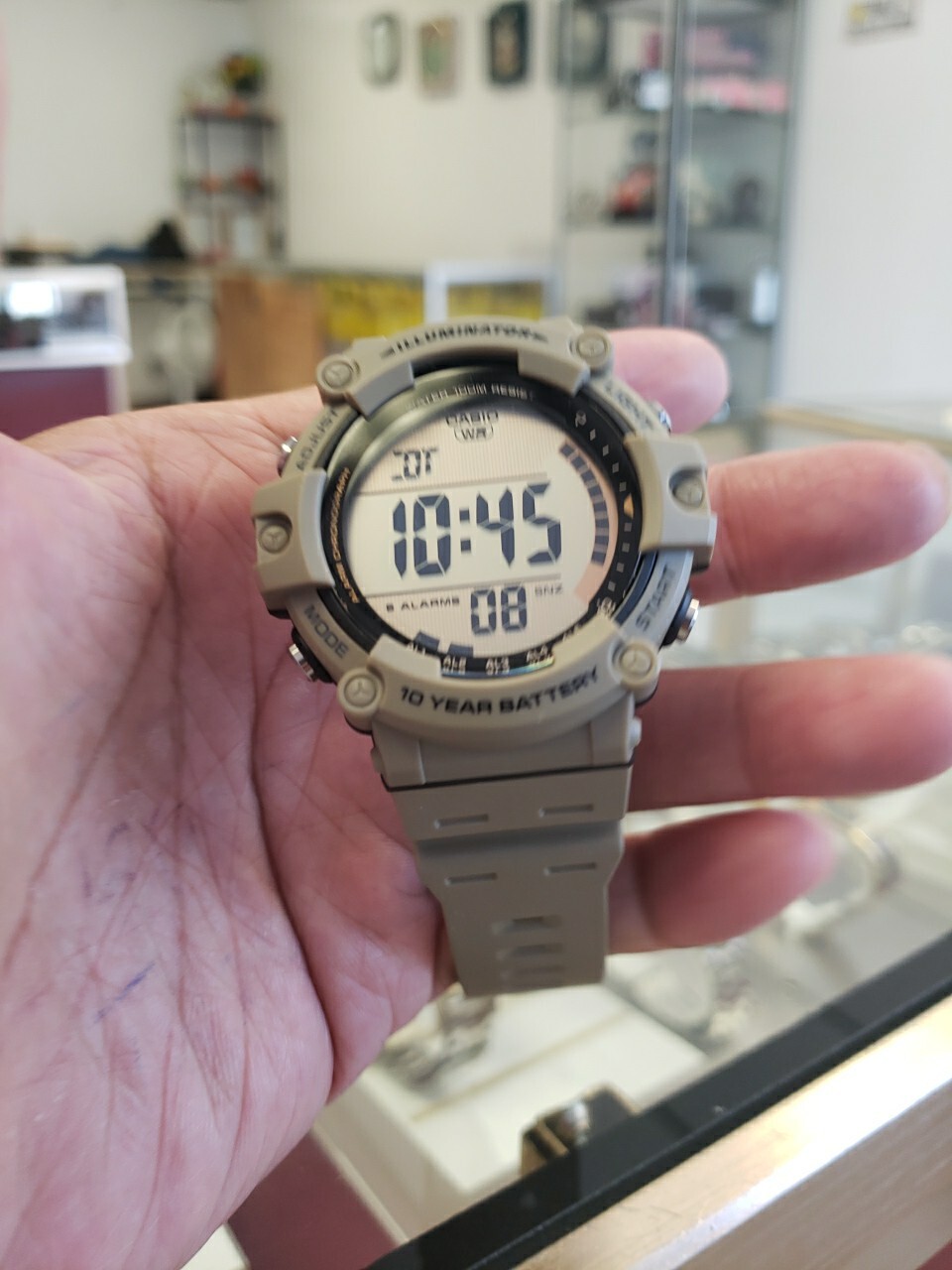 Casio Men’s Digital Illuminator 5 Alarms Quartz Watch AE1500WH Mod 3502(Good 👍)