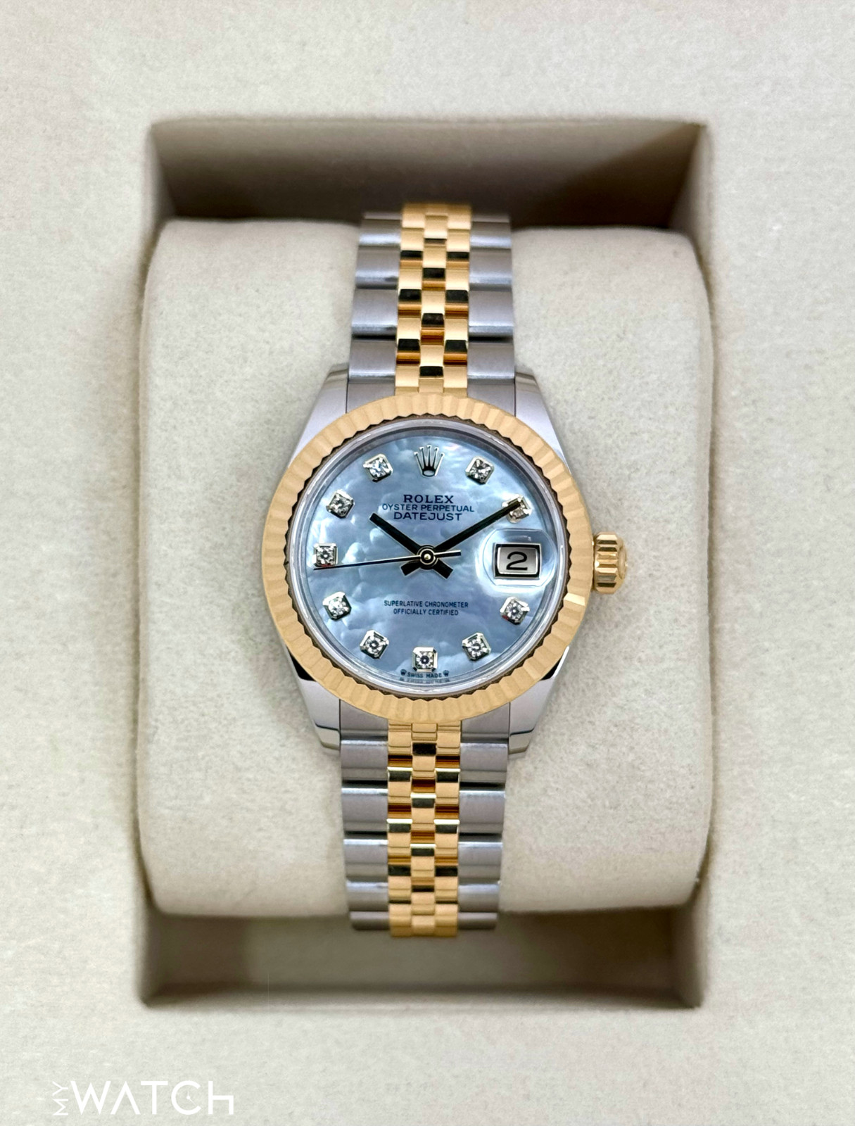 NEW 2025 Rolex Lady Datejust 28mm 279173 Jubilee MOP Diamond Dial