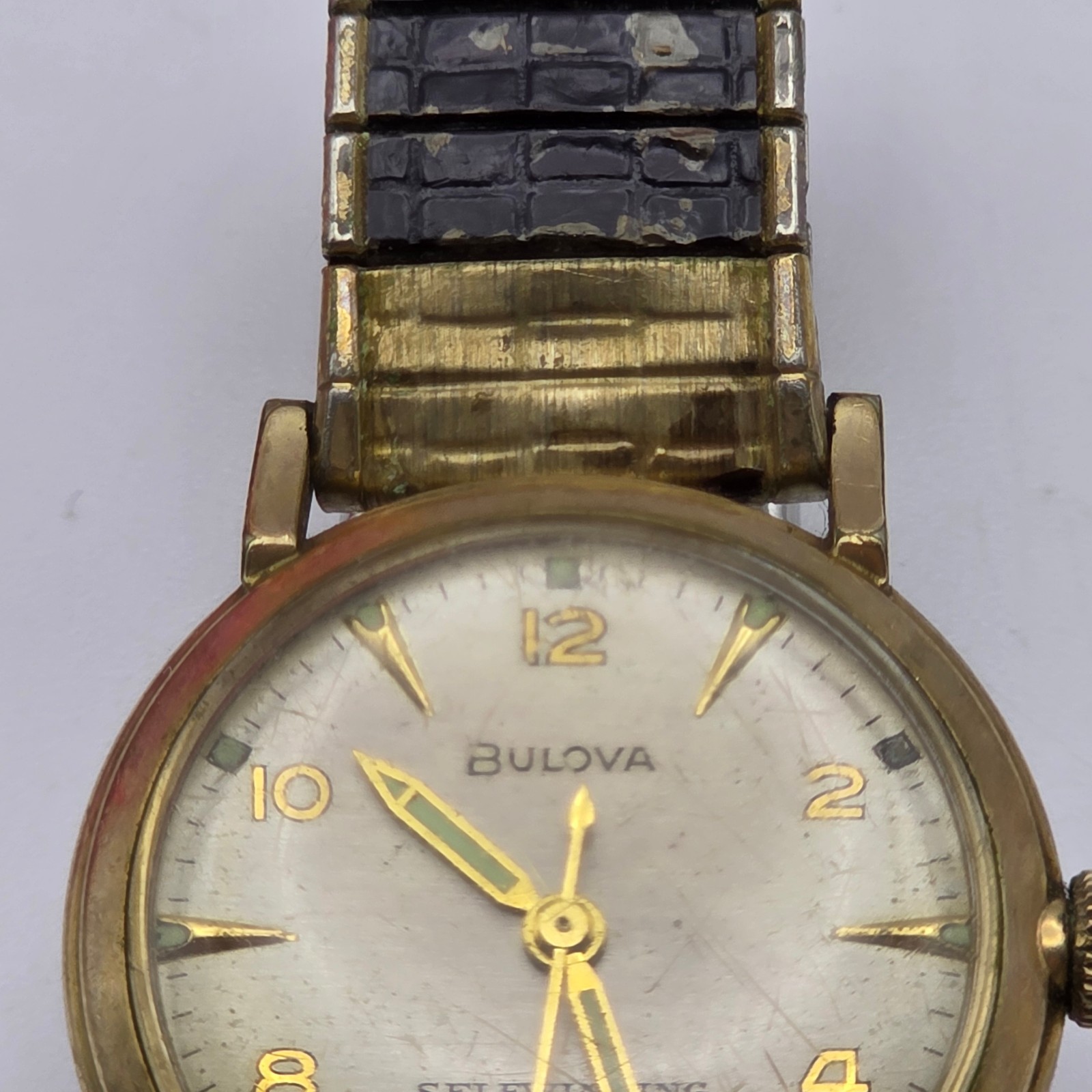 Vintage Bulova Self Winding Automatic M3 1963 10KGP Bezel 33mm Runs Swiss