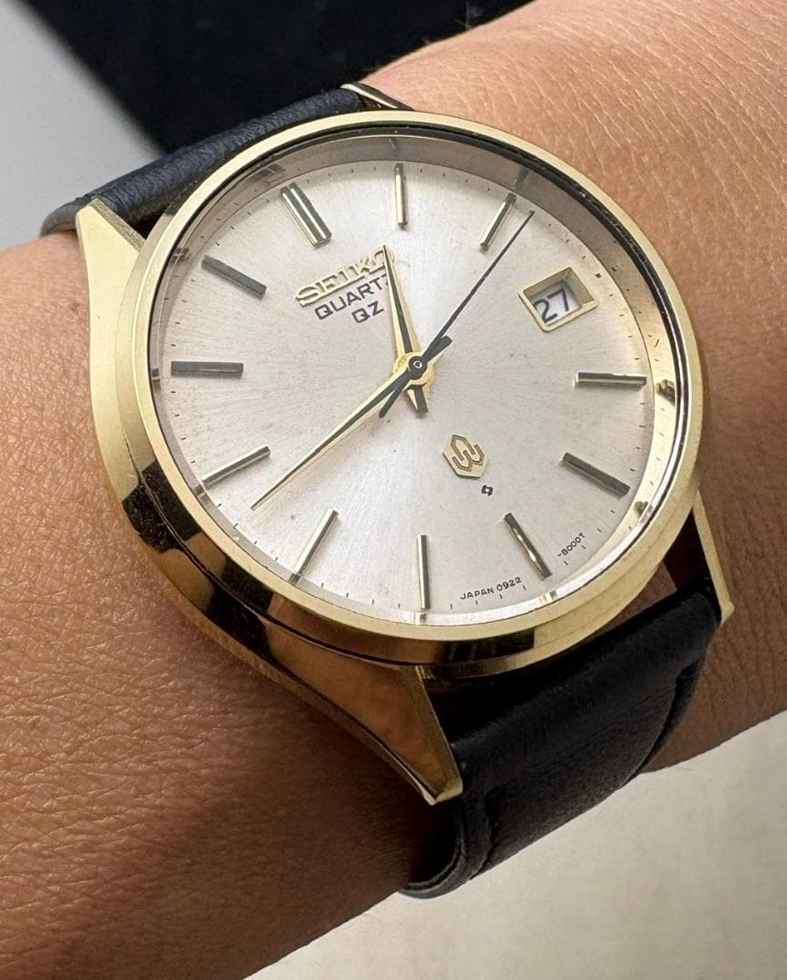 Seiko 0922 8000 Quartz Wristwatch Timepiece for Men Vintage Authentic Rare