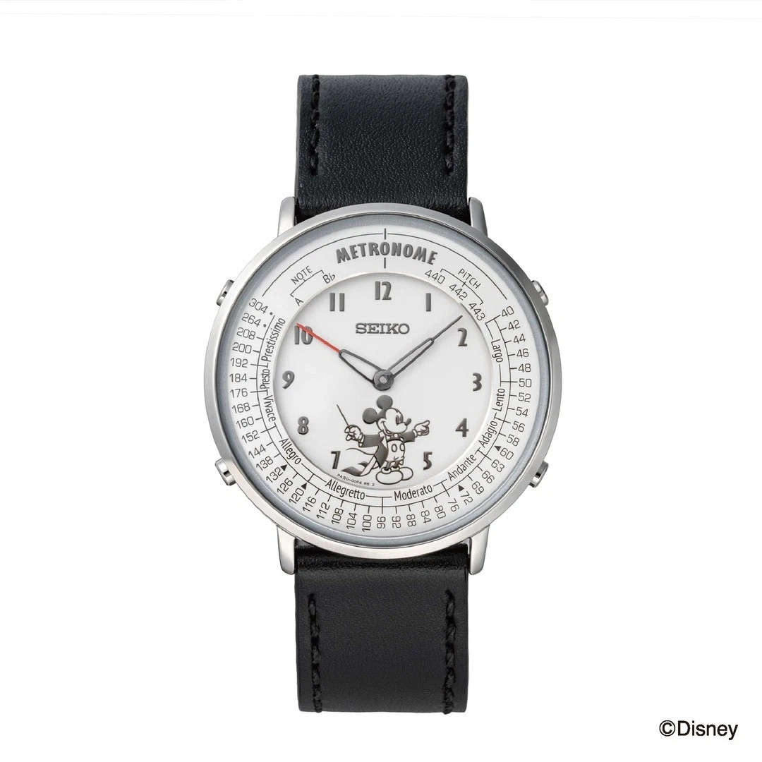 Seiko Metronome Watch Mickey Mouse Limited Edition Black SMW001D Disney New