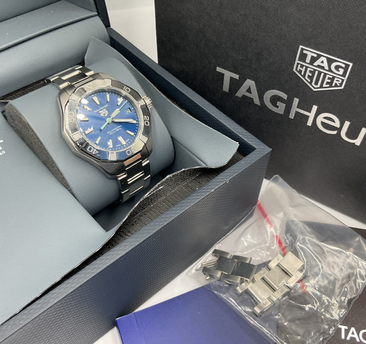 Tag Heuer WBP1311 Aquaracer Professional 200 Solargraph 34mm Ladies Watch Boxed