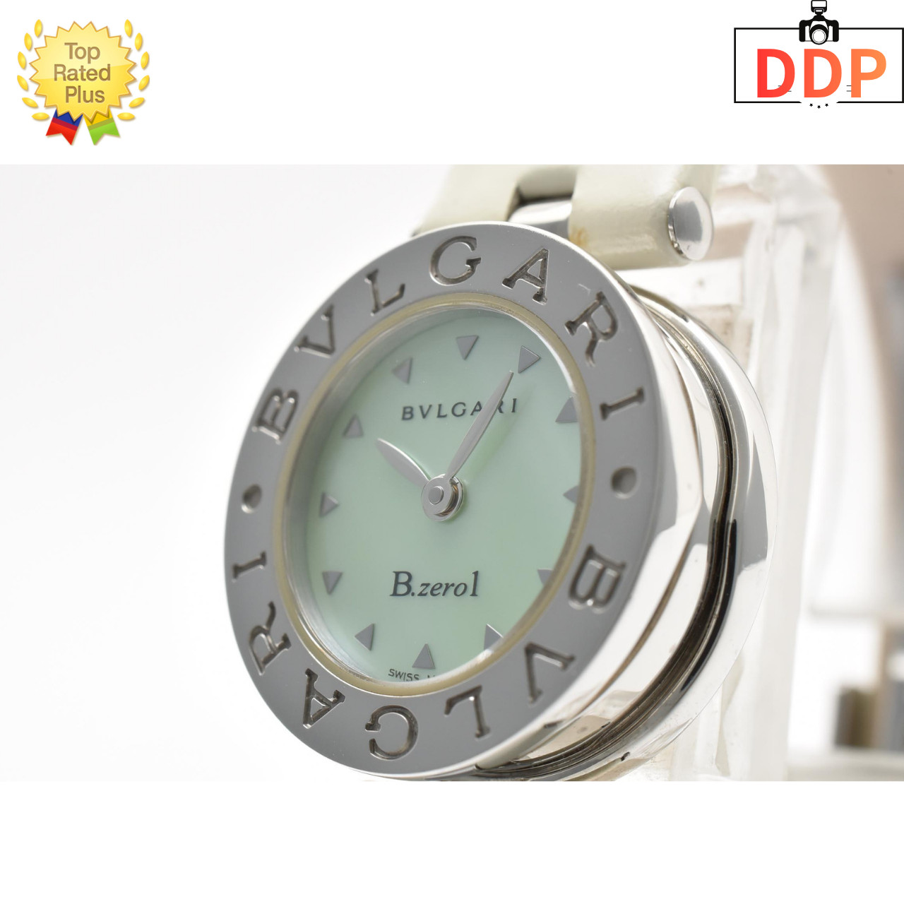 [NEAR MINT in Box] BVLGARI B.zero1 BZ22S SS Band Women’s Quartz Watch JAPAN