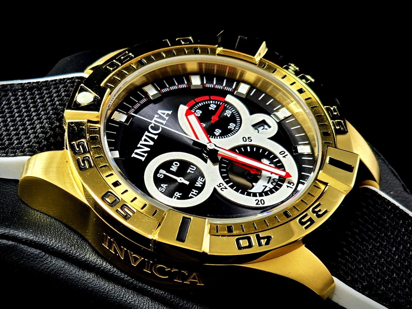 Invicta S1 Rally Accelerator Swiss Ronda Z60 Caliber Men’s Watch – 51mm, White,