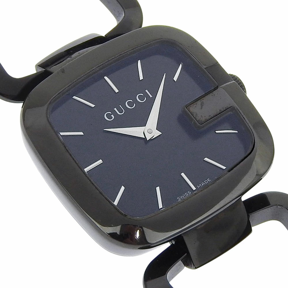 GUCCI G collection 125.4 Stainless Steel 32mm Black Dial Quartz Women’s #NW403