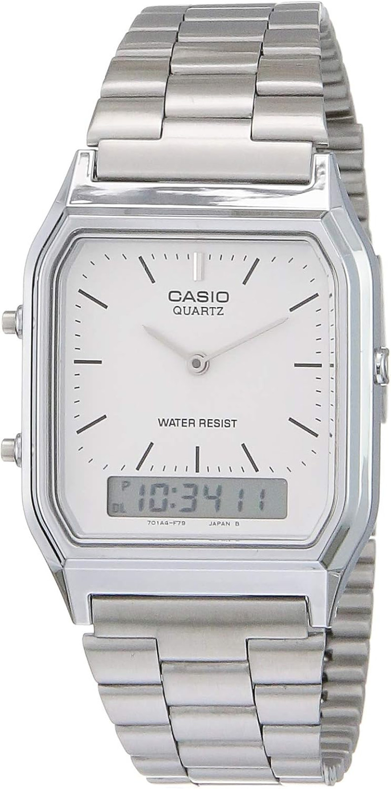 – Mens Watch – AQ230A7D, Silver, Core