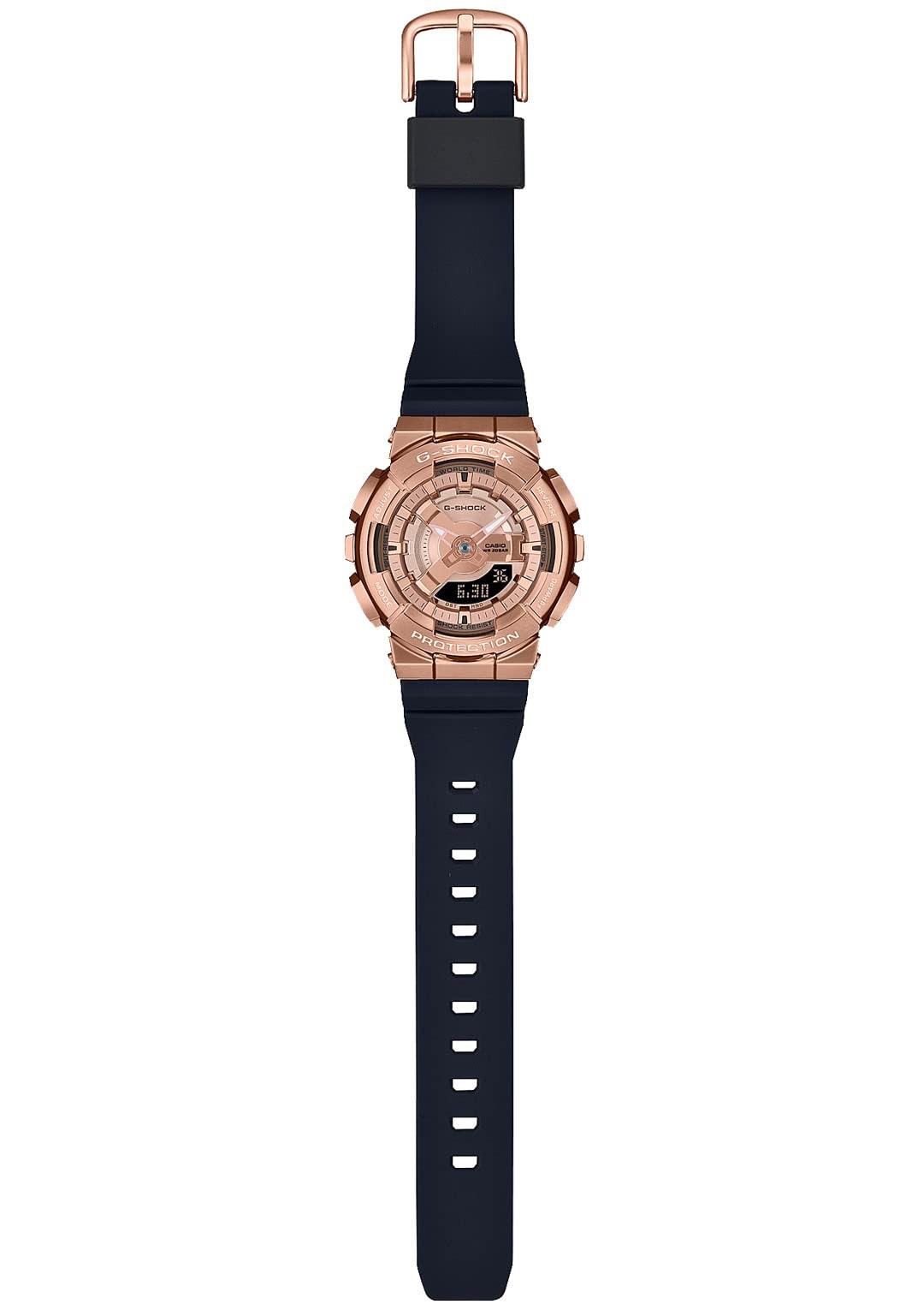 Casio G-Shock GM-S110PG-1AJF Metal Covered Pink Gold Black Mid-Size New