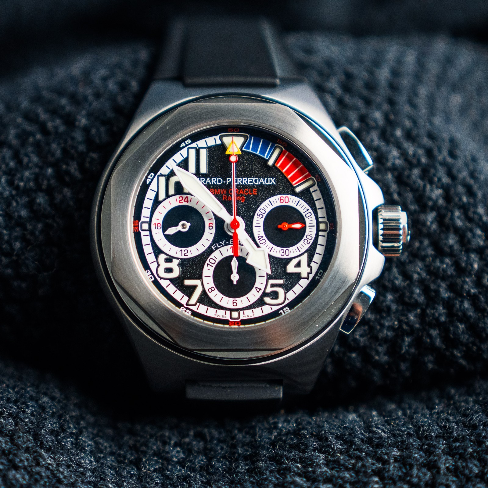 Girard-Perregaux BMW Oracle Racing Laureato Flyback Titanium Men’s Watch