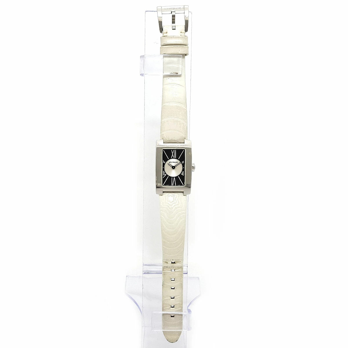 Montblanc Profile Elegance 7077 Quartz Black Dial Woman’s Watch w/ Box Card