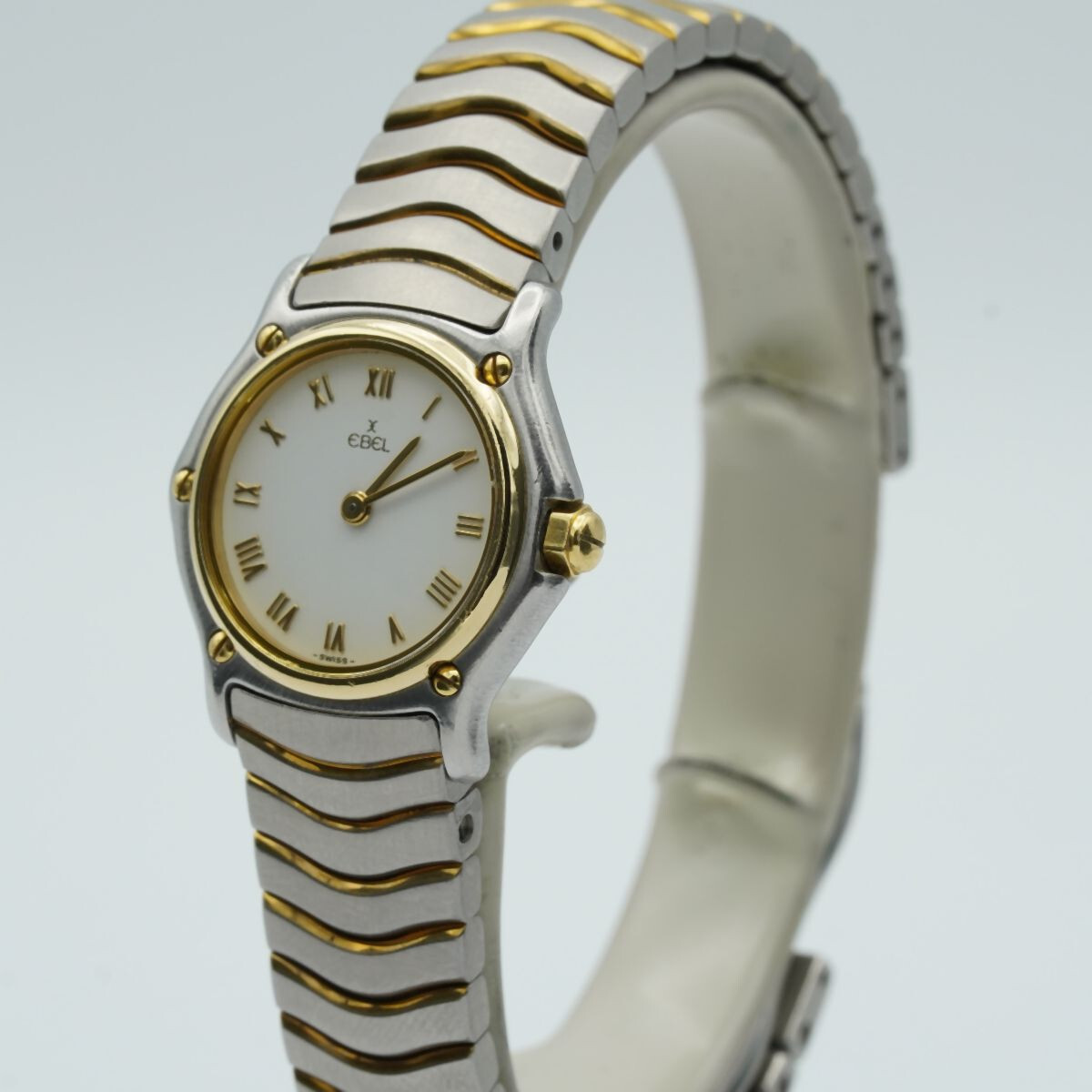 Ebel Sport Classique Ladies Watch 23Mm Steel/Gold 1057901 Vintage Beautiful Mop