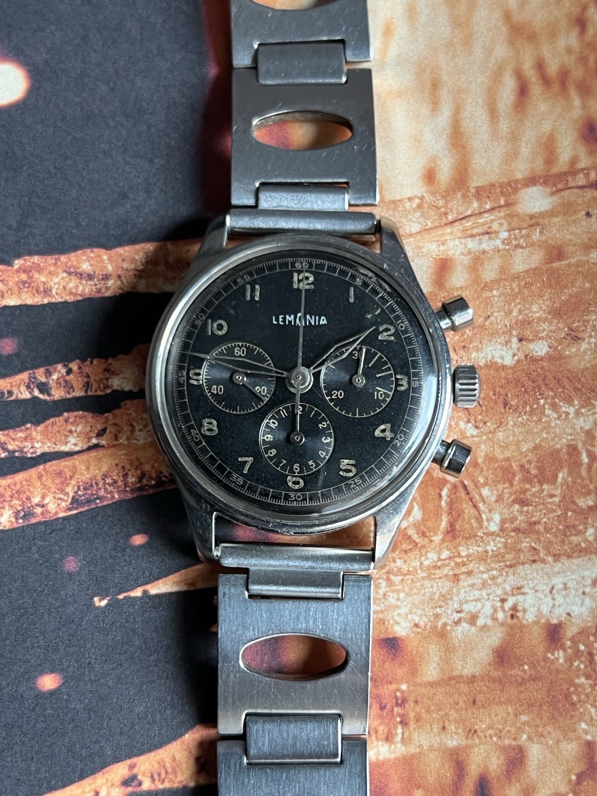 Vintage Lemania Military Chronograph Cal CH27 C12 (Omega 321) Men’s Watch