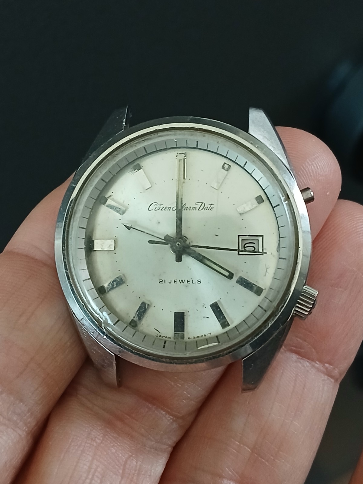 Vintage Citizen “Alarm Date” Mechanical Watch Parts Or Repair
